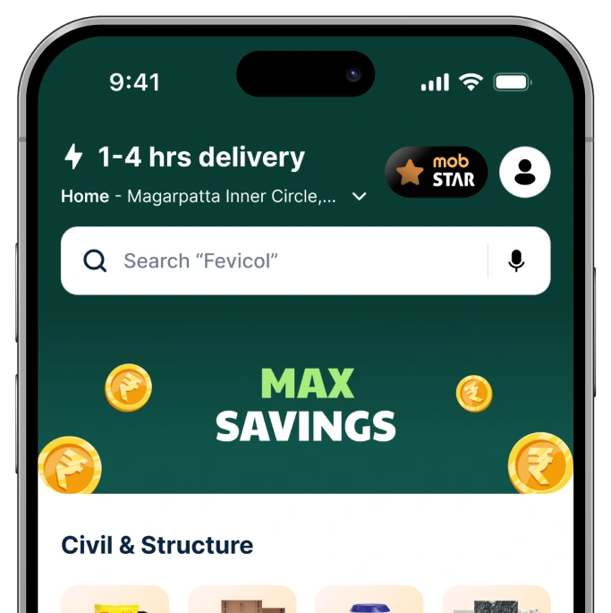 MOB app screen